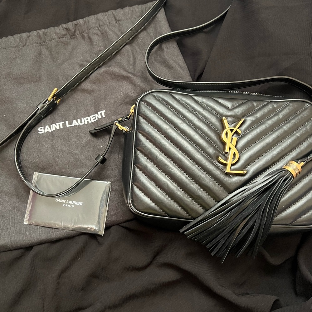 YSL Yves Saint Laurent LOU CAMERA BAG IN QUILTED LEATHER